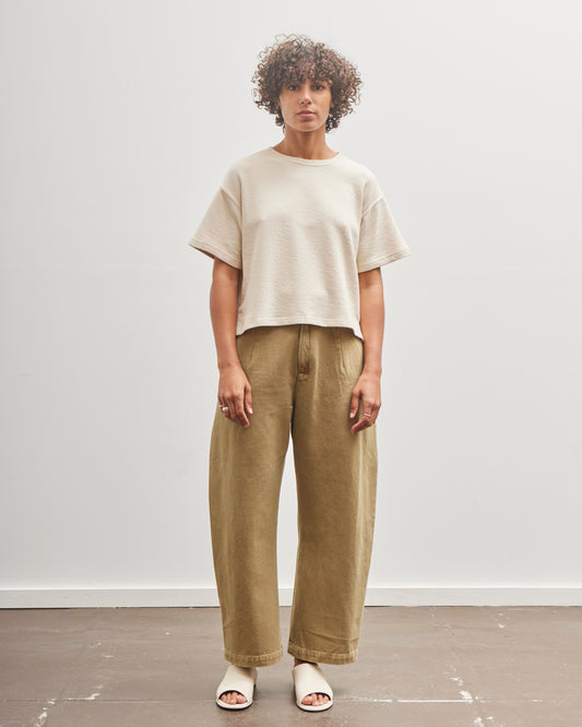 7115 by Szeki Signature Crop Tee, Oatmeal