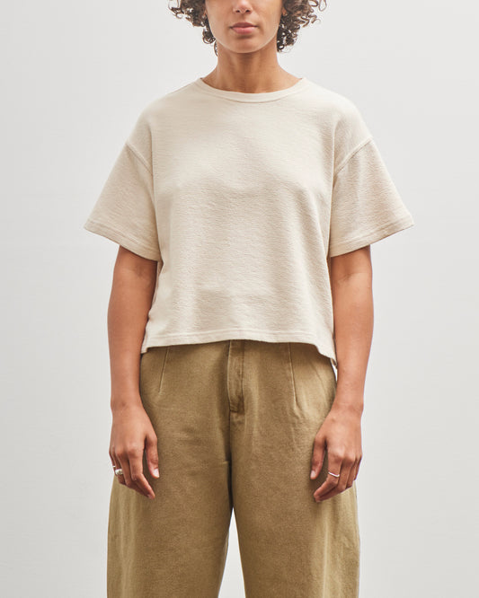 7115 by Szeki Signature Crop Tee, Oatmeal