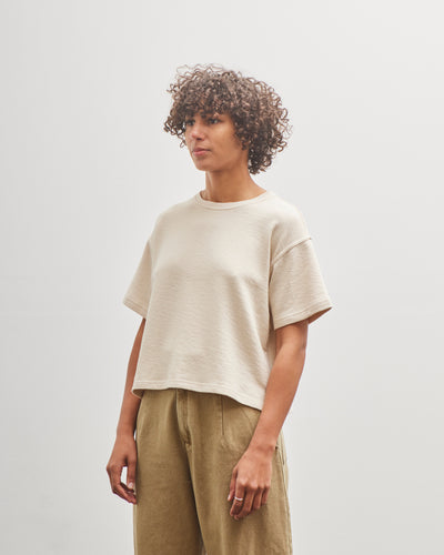 7115 by Szeki Signature Crop Tee, Oatmeal