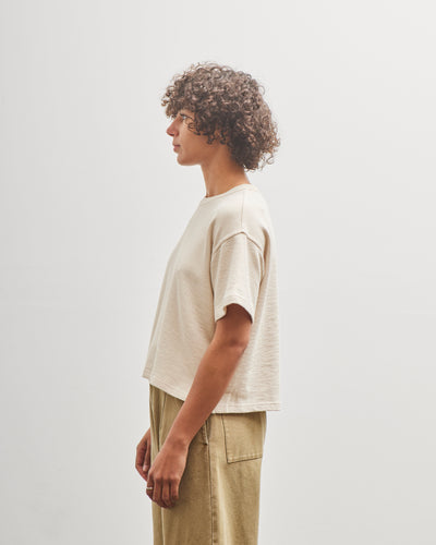 7115 by Szeki Signature Crop Tee, Oatmeal