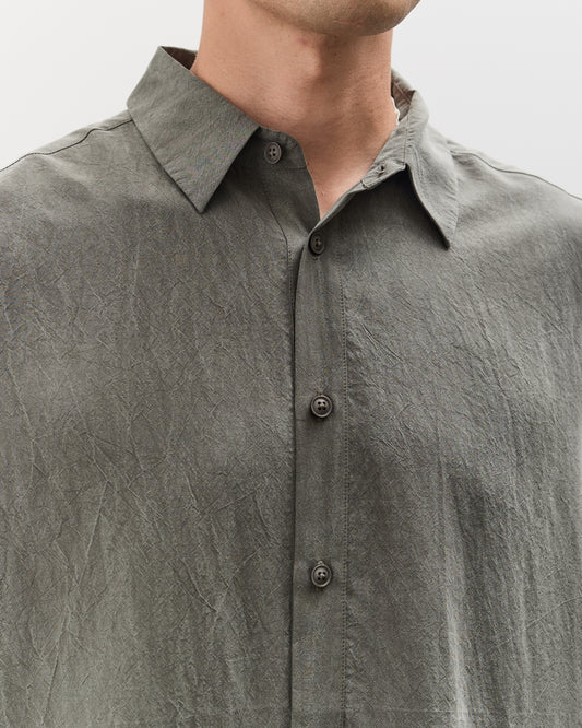 7115 by Szeki Unisex Signature Dolman Shirt, Pewter Green