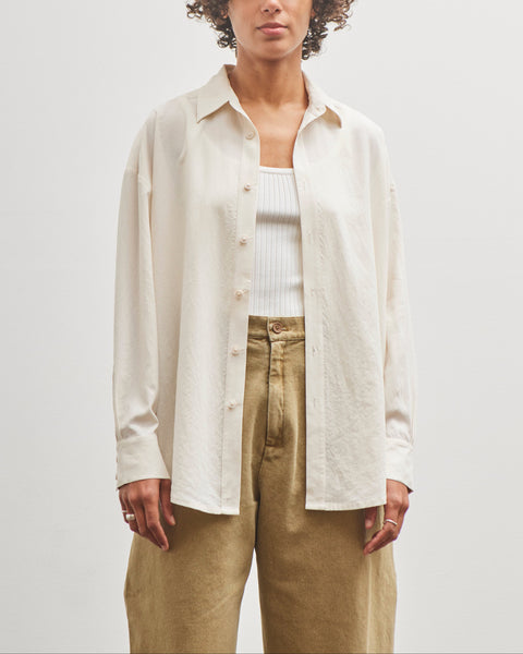 7115 by Szeki Signature Dolman Shirt, Antique White – Glasswing