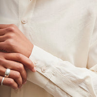 7115 by Szeki Signature Dolman Shirt, Antique White