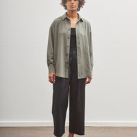 7115 by Szeki Signature Pleated Trouser, Faded Black
