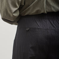 7115 by Szeki Signature Pleated Trouser, Faded Black