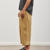 7115 by Szeki Signature Pleated Trouser, Textured Dijon
