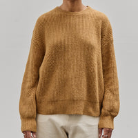 7115 by Szeki Signature Poet Sleeve Sweater, Caramel