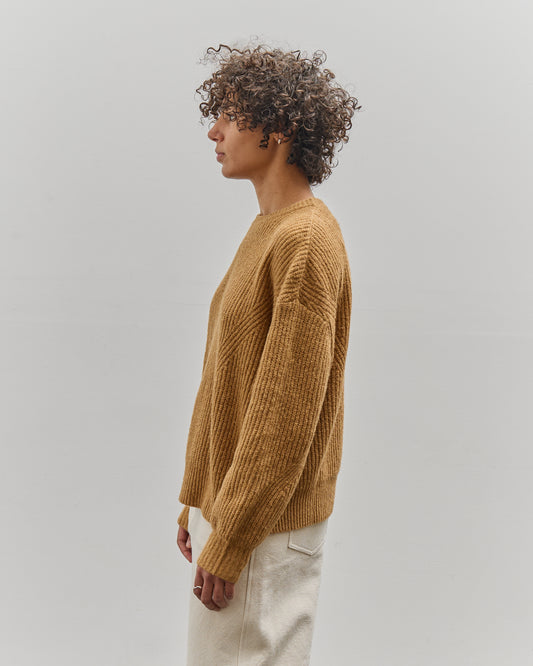 7115 by Szeki Signature Poet Sleeve Sweater, Caramel