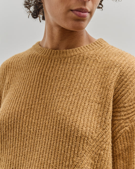 7115 by Szeki Signature Poet Sleeve Sweater, Caramel