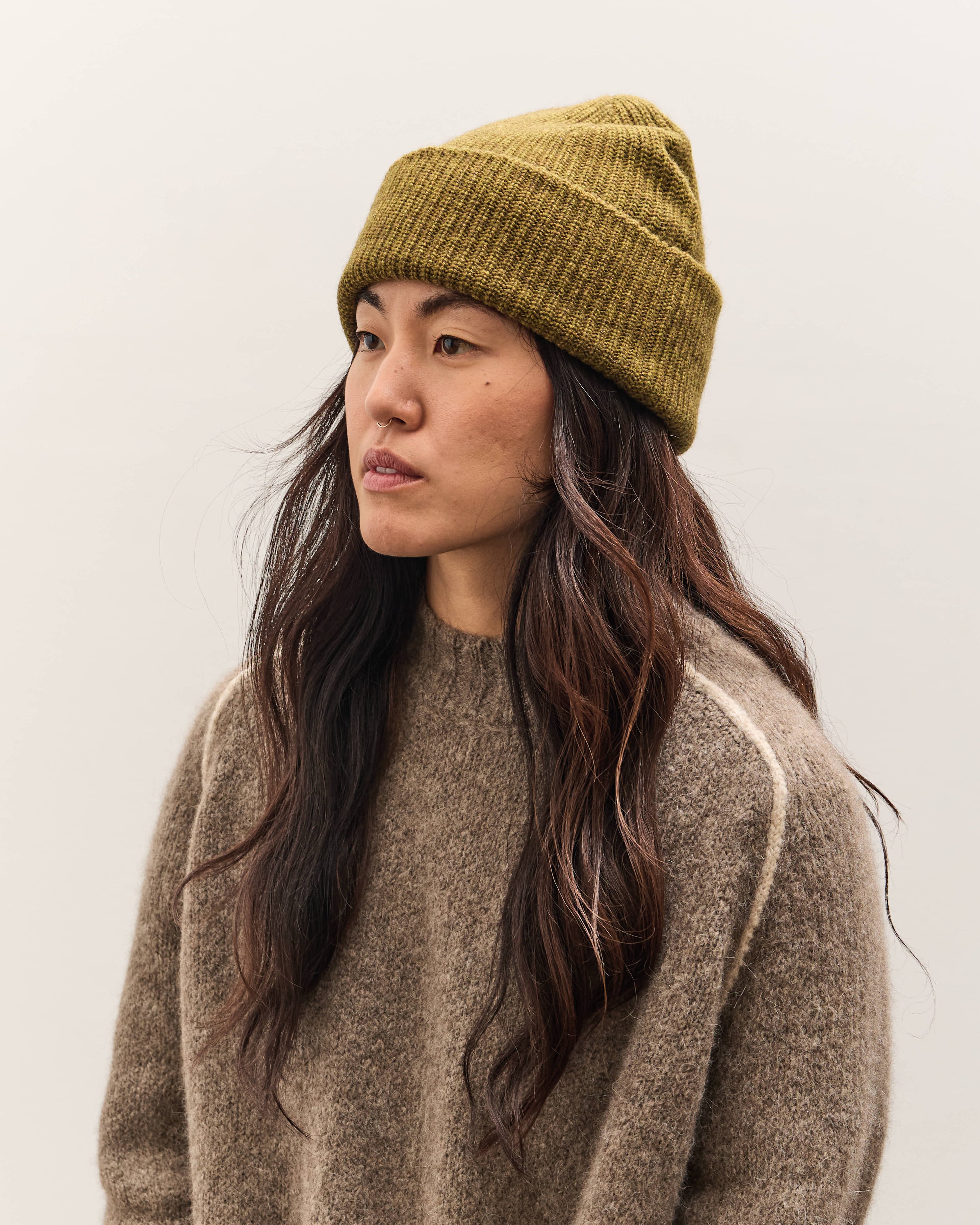 7115 by Szeki Signature Yak Beanie, Kelp – Glasswing