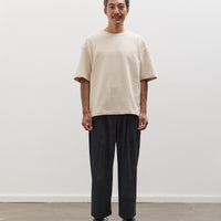 7115 by Szeki Unisex Signature Pleated Trouser, Faded Black