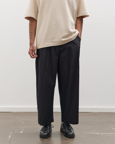 7115 by Szeki Unisex Signature Pleated Trouser, Faded Black