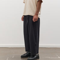 7115 by Szeki Unisex Signature Pleated Trouser, Faded Black