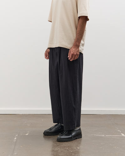 7115 by Szeki Unisex Signature Pleated Trouser, Faded Black