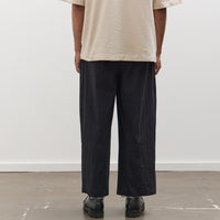 7115 by Szeki Unisex Signature Pleated Trouser, Faded Black