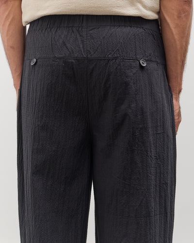 7115 by Szeki Unisex Signature Pleated Trouser, Faded Black