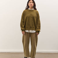 7115 by Szeki Signature Poet Sleeves Sweater, Kelp