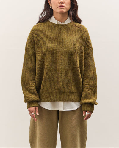 7115 by Szeki Signature Poet Sleeves Sweater, Kelp