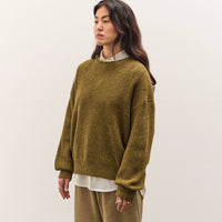 7115 by Szeki Signature Poet Sleeves Sweater, Kelp