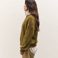 7115 by Szeki Signature Poet Sleeves Sweater, Kelp