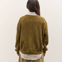 7115 by Szeki Signature Poet Sleeves Sweater, Kelp