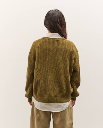 7115 by Szeki Signature Poet Sleeves Sweater, Kelp