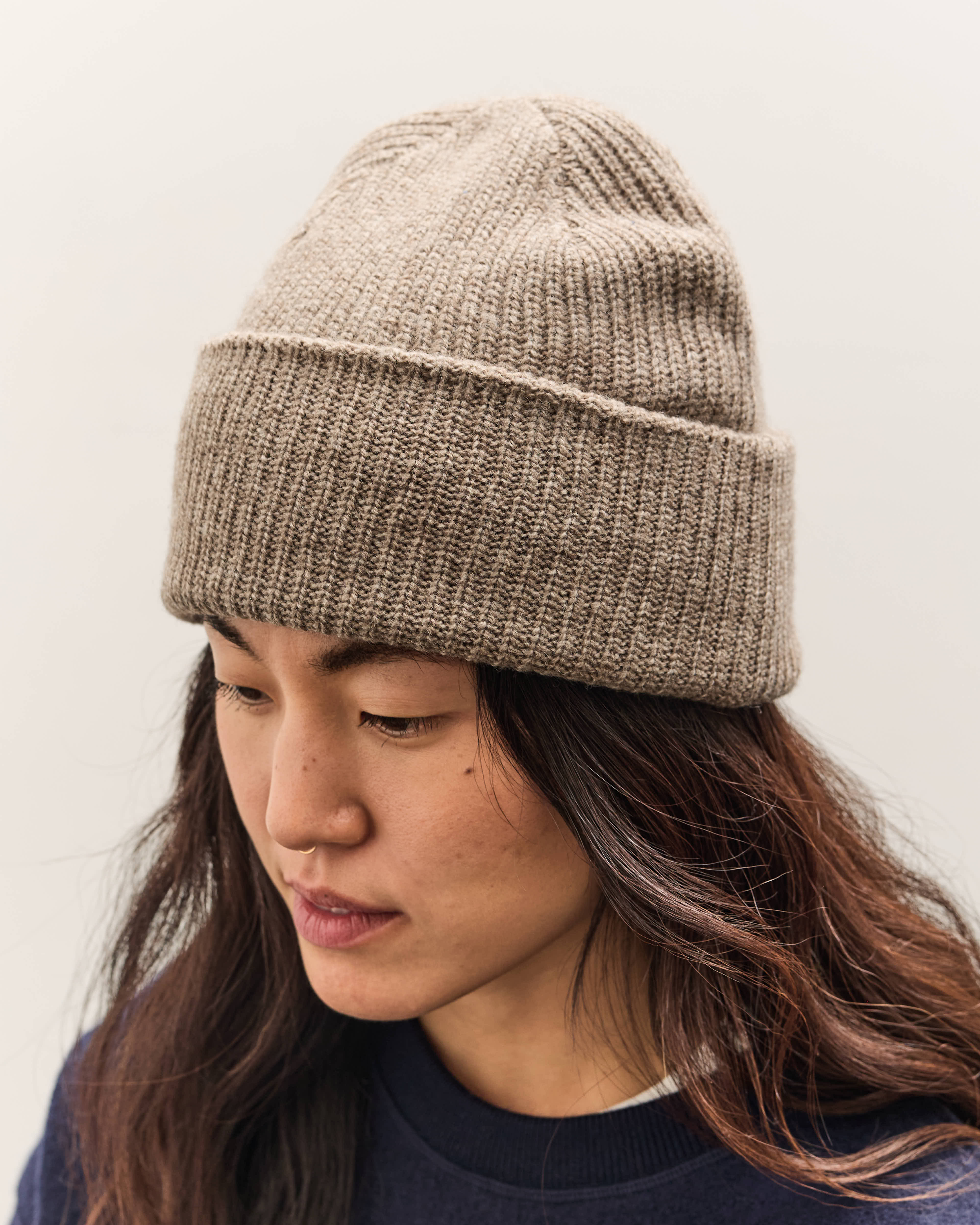 7115 by Szeki Signature Yak Beanie, Taupe – Glasswing