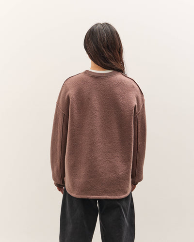 7115 by Szeki Boiled Wool Keepsake Jumper, Mauve