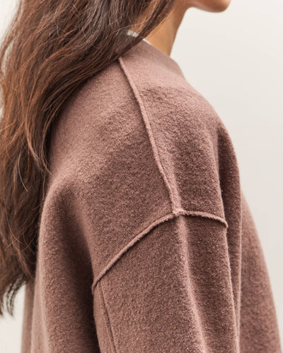 7115 by Szeki Boiled Wool Keepsake Jumper, Mauve
