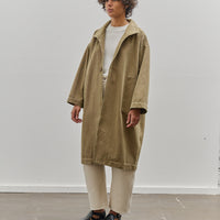 7115 by Szeki Spring Lapel Coat, Washed Kelp