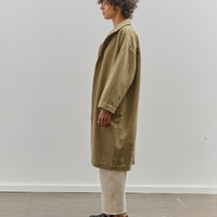 7115 by Szeki Spring Lapel Coat, Washed Kelp