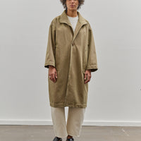 7115 by Szeki Spring Lapel Coat, Washed Kelp