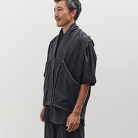 7115 by Szeki Unisex Sumo Vest, Faded Black