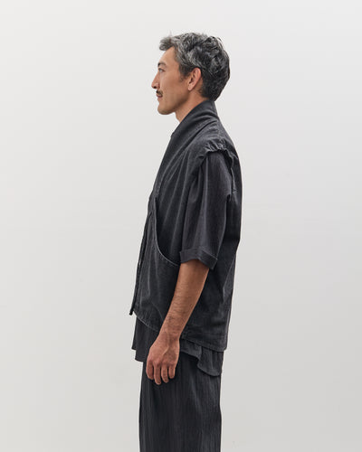 7115 by Szeki Unisex Sumo Vest, Faded Black