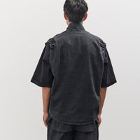7115 by Szeki Unisex Sumo Vest, Faded Black