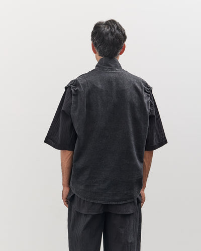7115 by Szeki Unisex Sumo Vest, Faded Black