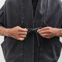 7115 by Szeki Unisex Sumo Vest, Faded Black