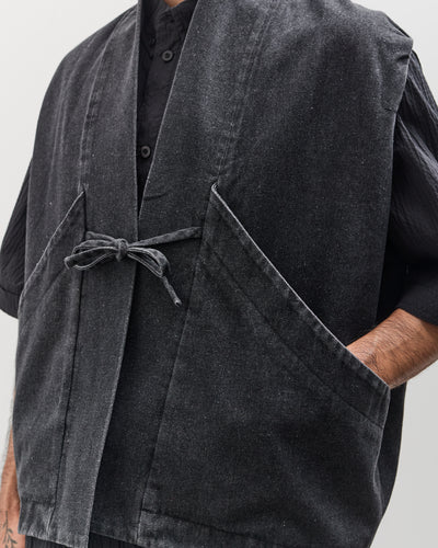 7115 by Szeki Unisex Sumo Vest, Faded Black
