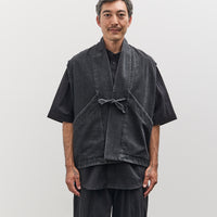 7115 by Szeki Unisex Sumo Vest, Faded Black