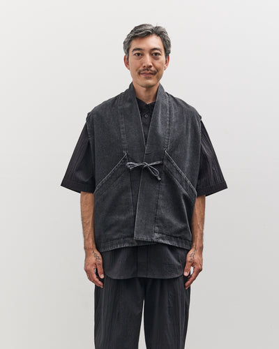 7115 by Szeki Unisex Sumo Vest, Faded Black