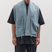 7115 by Szeki Unisex Sumo Vest, Faded Blue