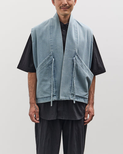 7115 by Szeki Unisex Sumo Vest, Faded Blue