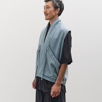 7115 by Szeki Unisex Sumo Vest, Faded Blue