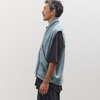 7115 by Szeki Unisex Sumo Vest, Faded Blue