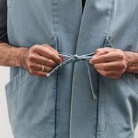 7115 by Szeki Unisex Sumo Vest, Faded Blue