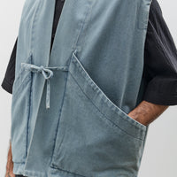 7115 by Szeki Unisex Sumo Vest, Faded Blue