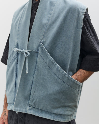 7115 by Szeki Unisex Sumo Vest, Faded Blue