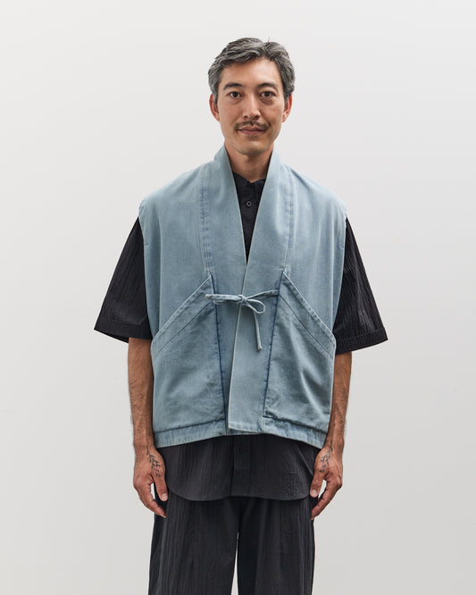 7115 by Szeki Unisex Sumo Vest, Faded Blue