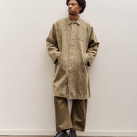 7115 by Szeki Fall Duster Unisex, Spotted Washed Olive