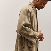 7115 by Szeki Fall Duster Unisex, Spotted Washed Olive